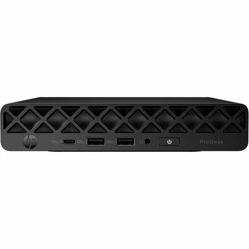 HP ProDesk 4 G1i Desktop Computer - Intel Core Ultra 5 235T - 16 GB - 256 GB SSD - Mini PC - Jack Black - Intel Q870 Chip - Windows 11 Pro - Intel DDR5 SDRAM - English Keyboard - IEEE 802.11ax Wireless LAN - 90 W