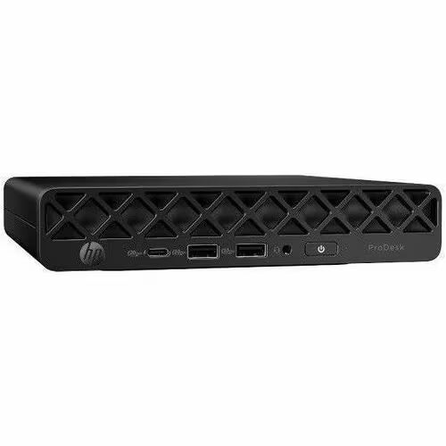 HP ProDesk 4 G1i Desktop Computer - Intel Core Ultra 5 235T - 16 GB - 256 GB SSD - Mini PC - Jack Black - Intel Q870 Chip - Windows 11 Pro - Intel DDR5 SDRAM - English Keyboard - IEEE 802.11ax Wireless LAN - 90 W