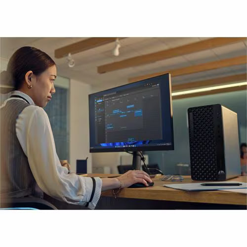 HP ProDesk 4 G1i Desktop Computer - Intel Core Ultra 5 235 - vPro Technology - 16 GB - 512 GB SSD - Tower - Jack Black - Intel Q870 Chip - Windows 11 Pro - Intel DDR5 SDRAM - English Keyboard - 280 W