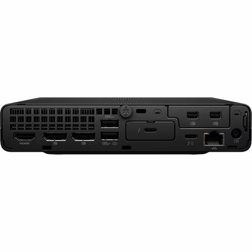 HP EliteDesk 8 G1i Desktop Computer - Intel Core Ultra 5 225T - vPro Technology - 16 GB - 256 GB PCI Express NVMe SSD - Mini PC - Jack Black - Intel Q870 Chip - Windows 11 Pro - Intel DDR5 SDRAM - English Keyboard - Wi-Fi 6E (IEEE 802.11ax) - 90 W