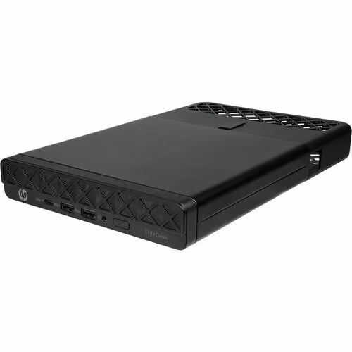 HP EliteDesk 8 G1a Desktop Computer - AMD Ryzen 5 220 - 16 GB - 256 GB PCI Express NVMe SSD - Mini PC - Jack Black - AMD Chip - Windows 11 Pro - AMD Radeon 740M Graphics DDR5 SDRAM - English Keyboard - Wi-Fi 6 (IEEE 802.11ax) - 90 W