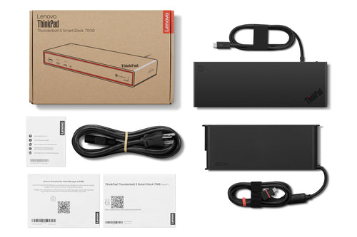 Lenovo ThinkPad Thunderbolt 5 Smart Dock 7500 Wired Black