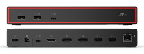 Lenovo ThinkPad USB4 Dock 5000 Wired Thunderbolt 4 Black