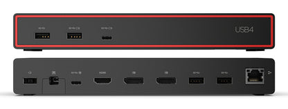 Lenovo ThinkPad USB4 Dock 5000 Wired Thunderbolt 4 Black