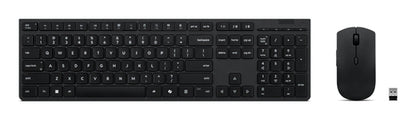 Lenovo 4X31R64327 keyboard Mouse included Office RF Wireless + Bluetooth Canadian Black