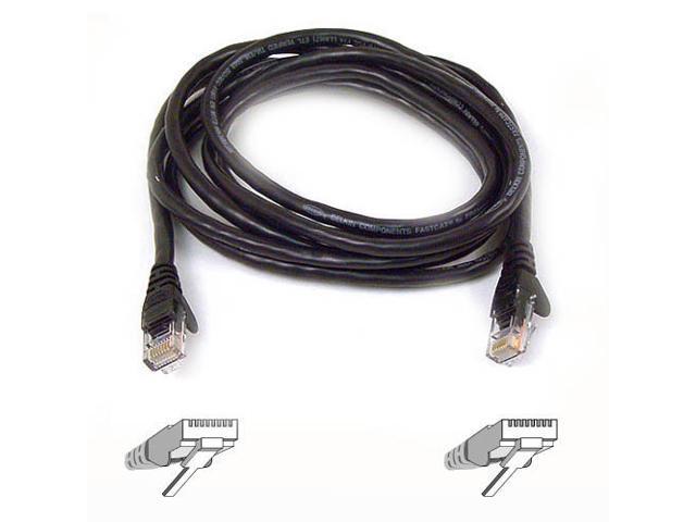 Belkin A3L980-10-BLK-S 10 ft. Cat 6 Black Network Cable