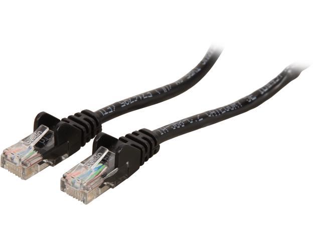 Belkin patch cable - 6 ft - black - B2B