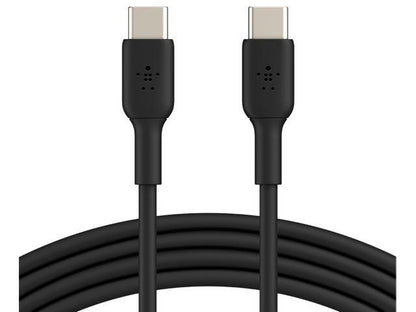 Belkin BoostCharge USB-C to USB-C Cable (1M/3.3ft) for iPhone 16  iPhone 16 Pro  Samsung Galaxy S25  S24  Pixel 9 & 8  iPad Pro  Nintendo Switch 2  Carplay & More – Black