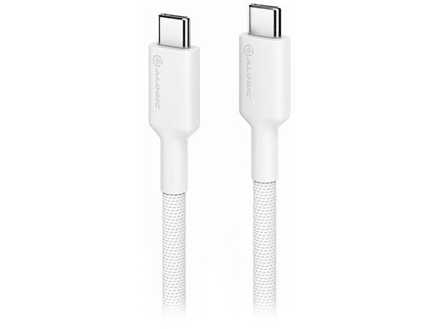 ALOGIC Elements Pro - USB cable - 24 pin USB-C (M) to 24 pin USB-C (M) - USB 2.0 - 5 A - 3.3 ft - white