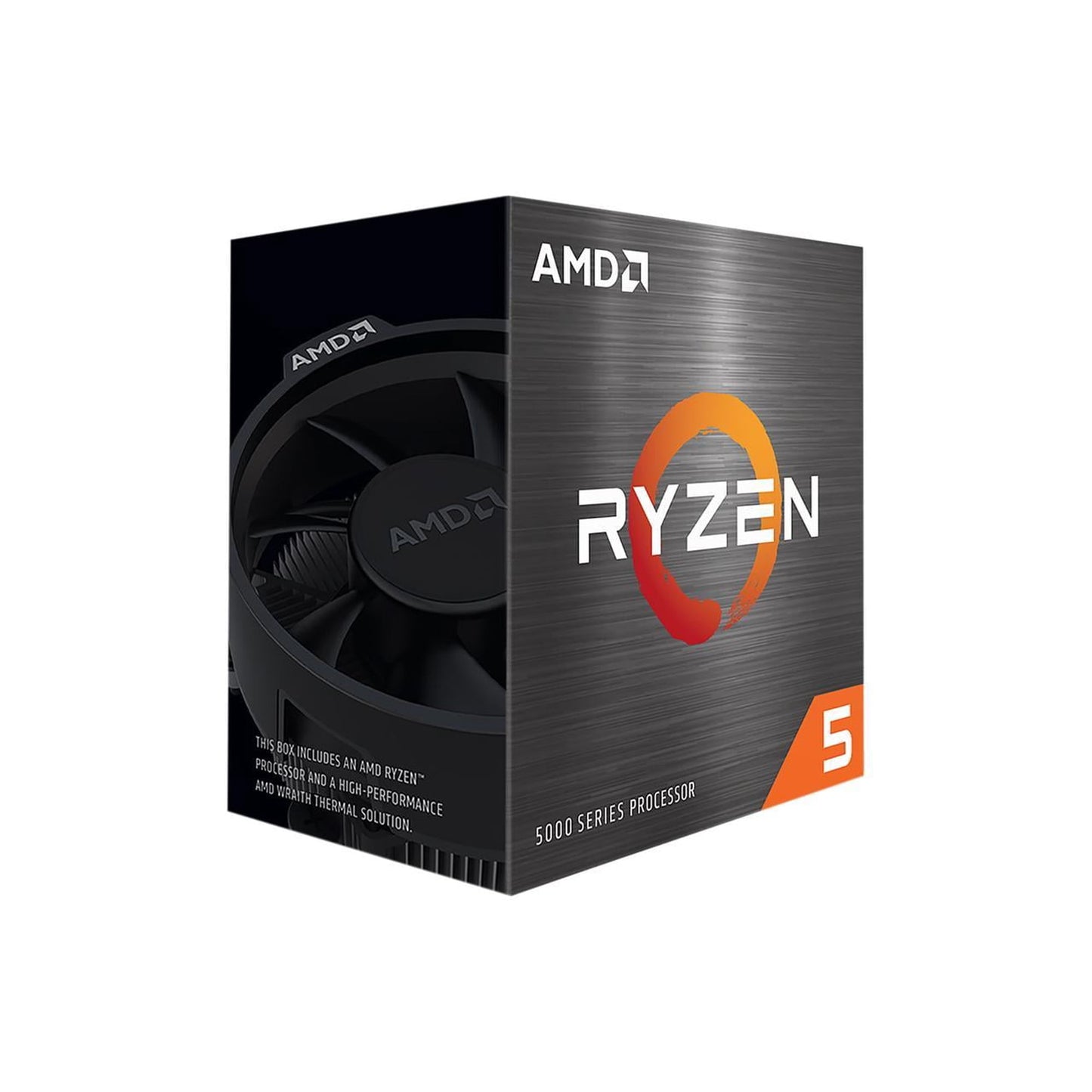 AMD - Ryzen 5 5500 3.6 GHz Six-Core AM4 Processor - Black