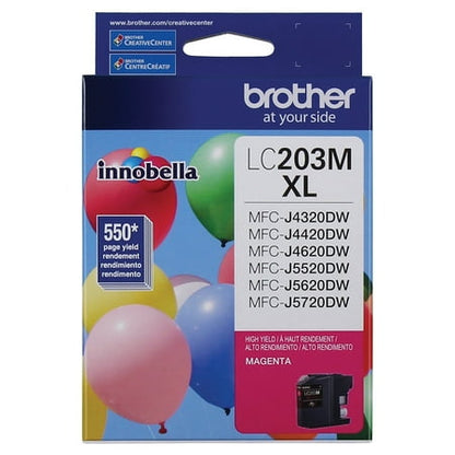 Brother LC203 Magenta Ink Cartridge High Yield (LC203MS) 1106361