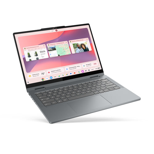 Lenovo Chrome 2in1 14IRU10 Intel Core 5 120U Chromebook 35.6 cm (14") Touchscreen WUXGA 8 GB LPDDR5-SDRAM 256 GB SSD Wi-Fi 6E (802.11ax) ChromeOS English Grey