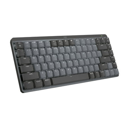 Logitech MX Mechanical Mini Wireless Illuminated Keyboard  Linear Switches  Backlit  Bluetooth  USB-C  macOS  Windows  Linux  iOS  Android  Graphite