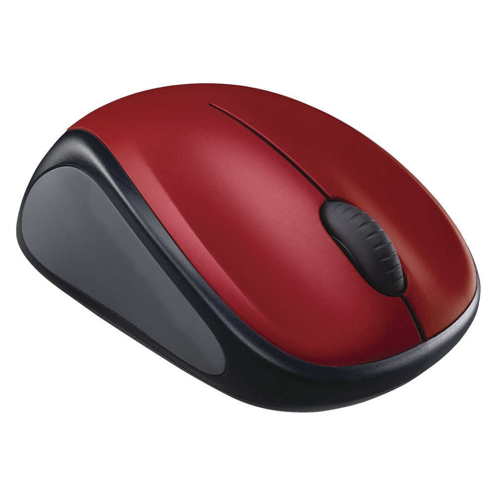 Logitech M317 Wireless Mouse  2.4 GHz with USB Unifying Receiver  1000 DPI Optical Tracking  12 Month Battery  Red