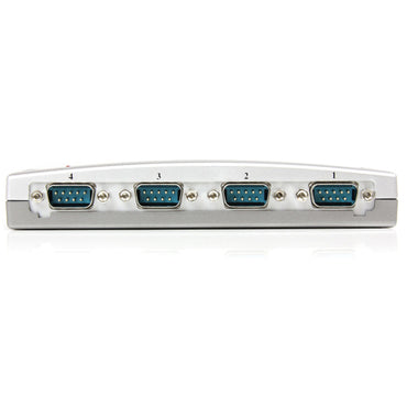 StarTech.com 4 Port USB to RS232 Serial DB9 Adapter Hub