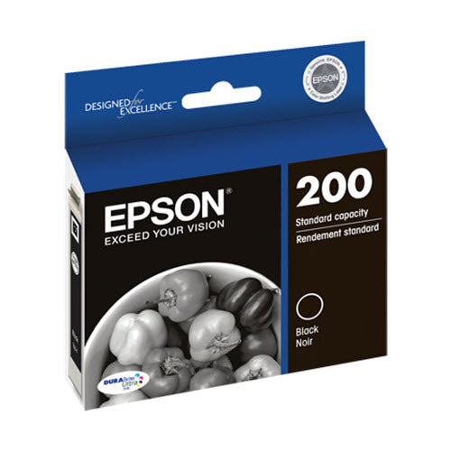 Epson T200120-S (200) DURABrite Ultra Ink  175 Page-Yield  Black