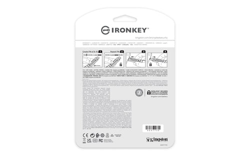 Kingston Technology IronKey 16GB Keypad 200, FIPS 140-3 Lvl 3 AES-256 Hardware Encrypted