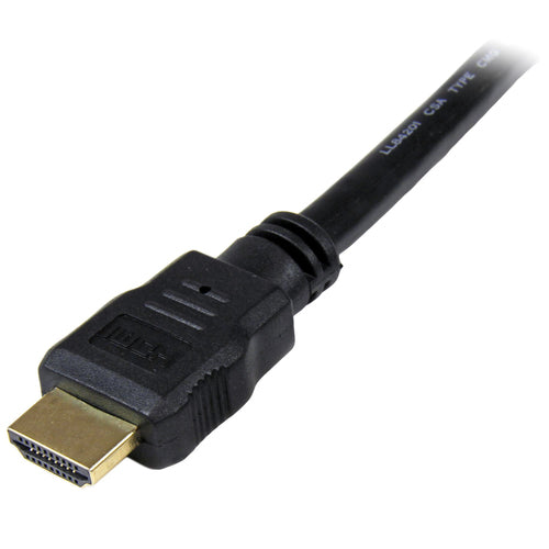 StarTech.com 12ft (3.7m) HDMI Cable - 4K High Speed HDMI Cable with Ethernet - UHD 4K 30Hz Video - HDMI 1.4 Cable - Ultra HD HDMI Monitors, Projectors, TVs & Displays - Black HDMI Cord - M/M