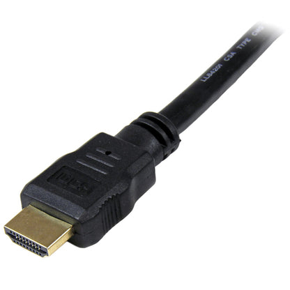 StarTech.com 12ft (3.7m) HDMI Cable - 4K High Speed HDMI Cable with Ethernet - UHD 4K 30Hz Video - HDMI 1.4 Cable - Ultra HD HDMI Monitors, Projectors, TVs & Displays - Black HDMI Cord - M/M
