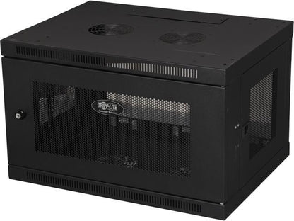 SRW6U SmartRack 6U Low-Profile Switch-Depth Wall-Mount Rack Enclosure Cabinet