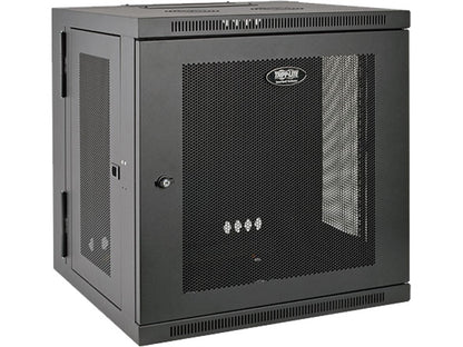 10U WALL MOUNT RACK ENCLOSURE SERVER CABINET HINGED WALLMOUNT