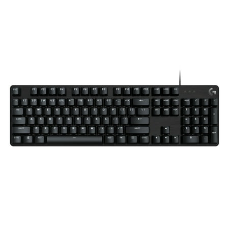 Logitech G413 SE Full-Size Corded Gaming Keyboard  PBT Keycaps  Tactile Mechanical Switches  6-Key Rollover Anti-Ghosting  FN Keys—white Backlit LED