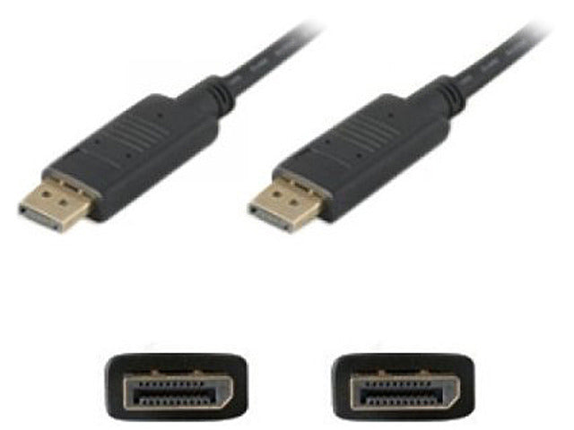 AddOn 6ft DisplayPort Male to Male Black Cable - 100% compatible and guaranteed to work