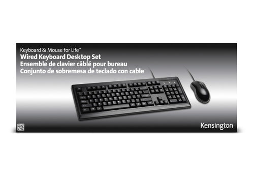 Kensington K72436AM keyboard Mouse included USB Black