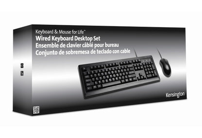 Kensington K72436AM keyboard Mouse included USB Black