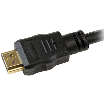 StarTech.com 12ft (3.7m) HDMI Cable - 4K High Speed HDMI Cable with Ethernet - UHD 4K 30Hz Video - HDMI 1.4 Cable - Ultra HD HDMI Monitors, Projectors, TVs & Displays - Black HDMI Cord - M/M