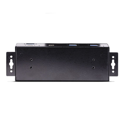 StarTech.com 7-Port Industrial USB 10Gbps Hub with Power Adapter, Metal, Mountable, 5x USB-A and 2x USB-C Downstream Ports, ESD Protection, Powered USB Hub, TAA