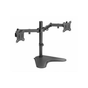 Amer Networks Dual Articulating Arm Monitor Stand  Black