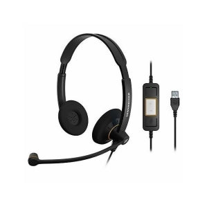 Sennheiser SC60 USB Binaural Headset for Microsoft Lync  Black