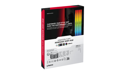 Kingston Technology FURY 16GB 4600MT/s DDR4 CL19 DIMM (Kit of 2) Renegade RGB