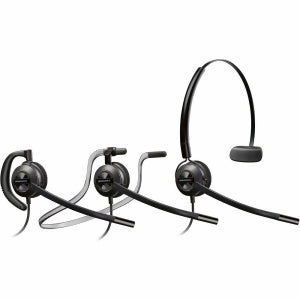 HP Poly EncorePro 540 - EncorePro 500 series - headset - on-ear - convertible - wired - Quick Disconnect - black - Certified for Skype for Business