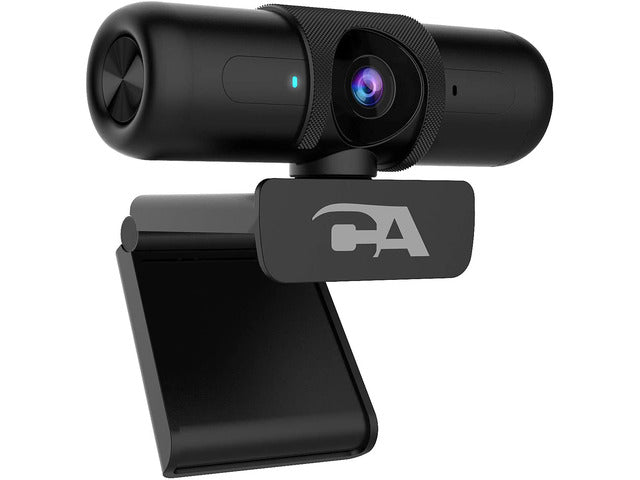 Cyber Acoustics WC2000 Webcam - 2 Megapixel - 30 fps - USB - 1920 x 1080 Video - CMOS Sensor - Auto-focus - Microphone - Monitor  Notebook