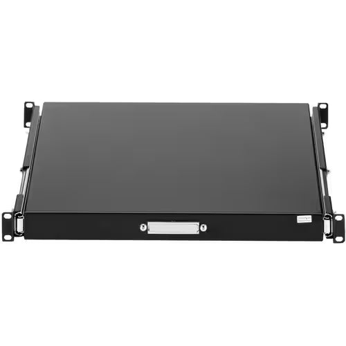 StarTech.com - StarTech.com 1U Sliding Server Rack Mount Keyboard Shelf Tray, 55lbs (25Kg), 22in (55cm) Deep Steel Pull Out Drawer for 19" AV, Network Equipment Rack