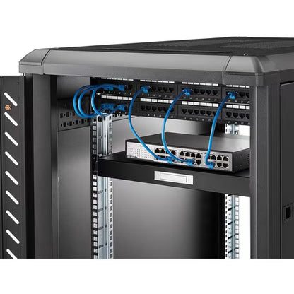 StarTech.com - StarTech.com 1U Sliding Server Rack Mount Keyboard Shelf Tray, 55lbs (25Kg), 22in (55cm) Deep Steel Pull Out Drawer for 19" AV, Network Equipment Rack