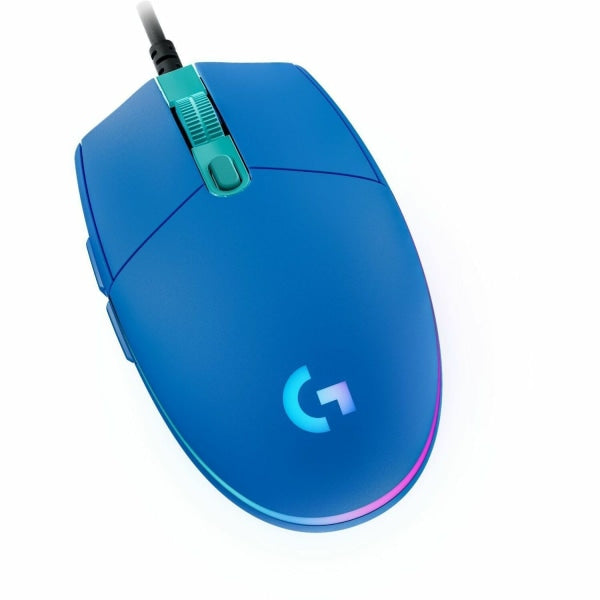 Logitech - G203 LIGHTSYNC Wired Optical Gaming Mouse with 8,000 DPI sensor - Wired - Blue