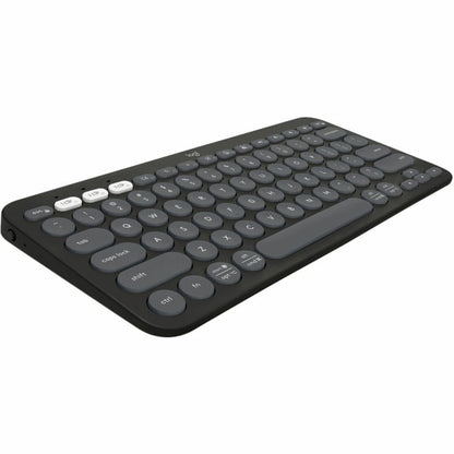 Logitech - Pebble Keys 2 Slim TKL Wireless Scissor Keyboard for Windows, macOS, iPadOS, Chrome - Graphite