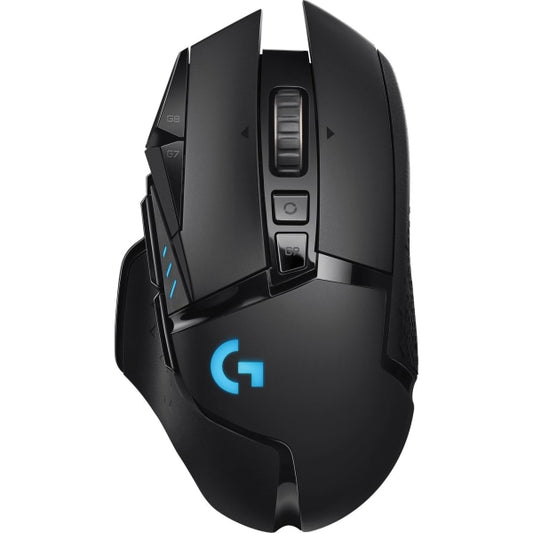 Logitech G502 LIGHTSPEED Wireless Gaming Mouse  HERO 25K Sensor  25 600 DPI  RGB  Adjustable Weights  11 Programmable Buttons  Long Battery Life  On-Board Memory  PC / Mac