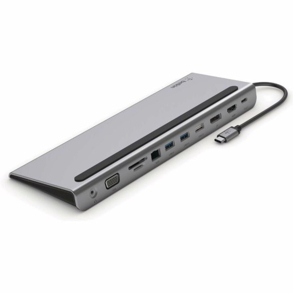 Belkin USB C Hub  11-in-1 Multi-Port Laptop Dock with 4K HDMI  DP  VGA  USB C Docking Station with 100W Power Delivery  USB A  Gigabit Ethernet  SD  MicroSD  3.5mm Port For MacBook Pro  Air and More