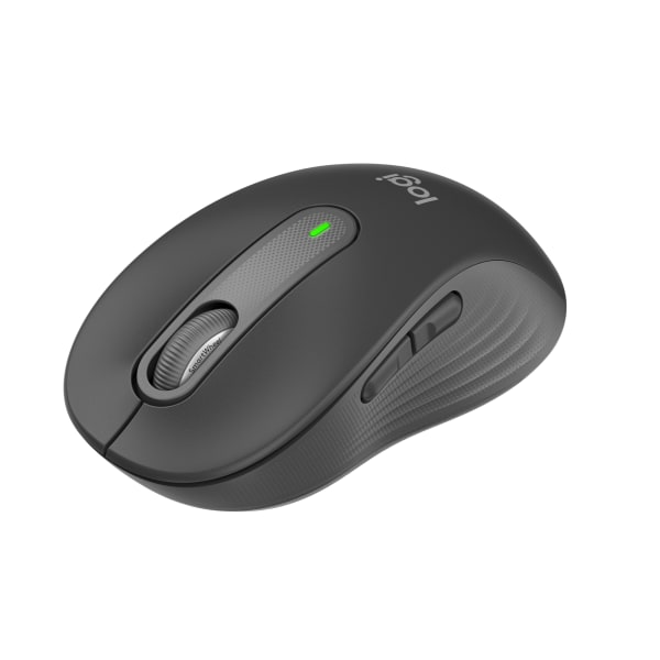 Logitech Signature M650 Wireless Mouse - For Small to Medium Sized Hands  2-Year Battery  Silent Clicks  Customizable Side Buttons  Bluetooth  Graphite