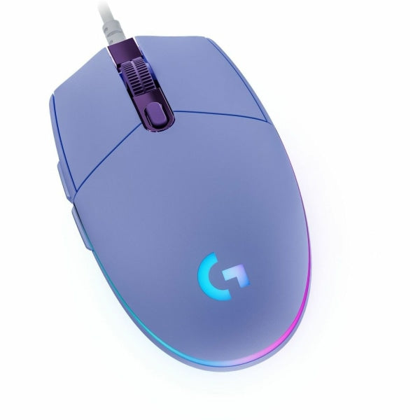 Logitech - G203 LIGHTSYNC Wired Optical Gaming Mouse with 8,000 DPI sensor - Wired - Lilac