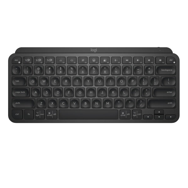Logitech MX Keys Mini Minimalist Wireless Illuminated Keyboard  Compact  Bluetooth  Backlit  USB-C  Metal Build  Black