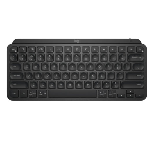 Logitech MX Keys Mini Minimalist Wireless Illuminated Keyboard  Compact  Bluetooth  Backlit  USB-C  Metal Build  Black
