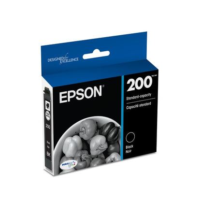 Epson T200120-S (200) DURABrite Ultra Ink  175 Page-Yield  Black