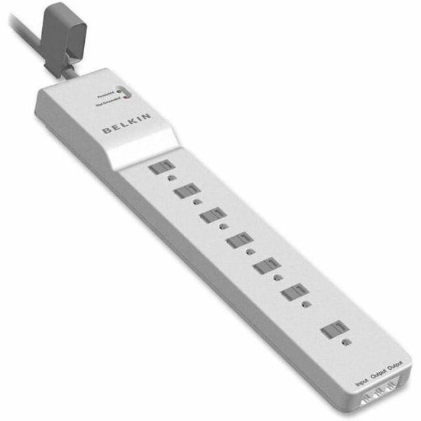 Belkin Home Series SurgeMaster Surge Protector  7 Outlets  12 ft Cord  2160 Joules