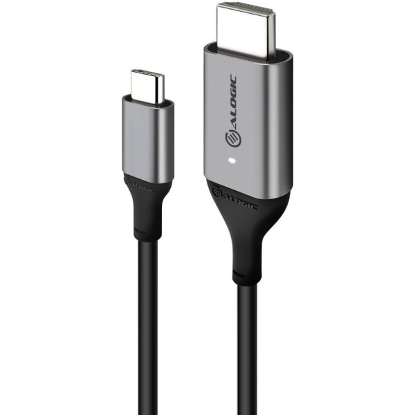 ALOGIC 2m USB-C Male to HDMI Male Cable Ultra Series Space Grey ULCHD02SGR