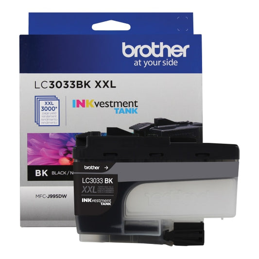 Brother - LC3033BKS XXL Super High-Yield INKvestment Tank Ink Cartridge - Black